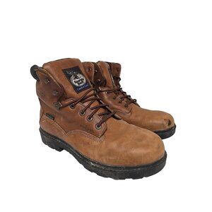 Georgia Boot Men's G6503 Farm And Ranch 6" Soft Toe Waterproof Work Boot 12W